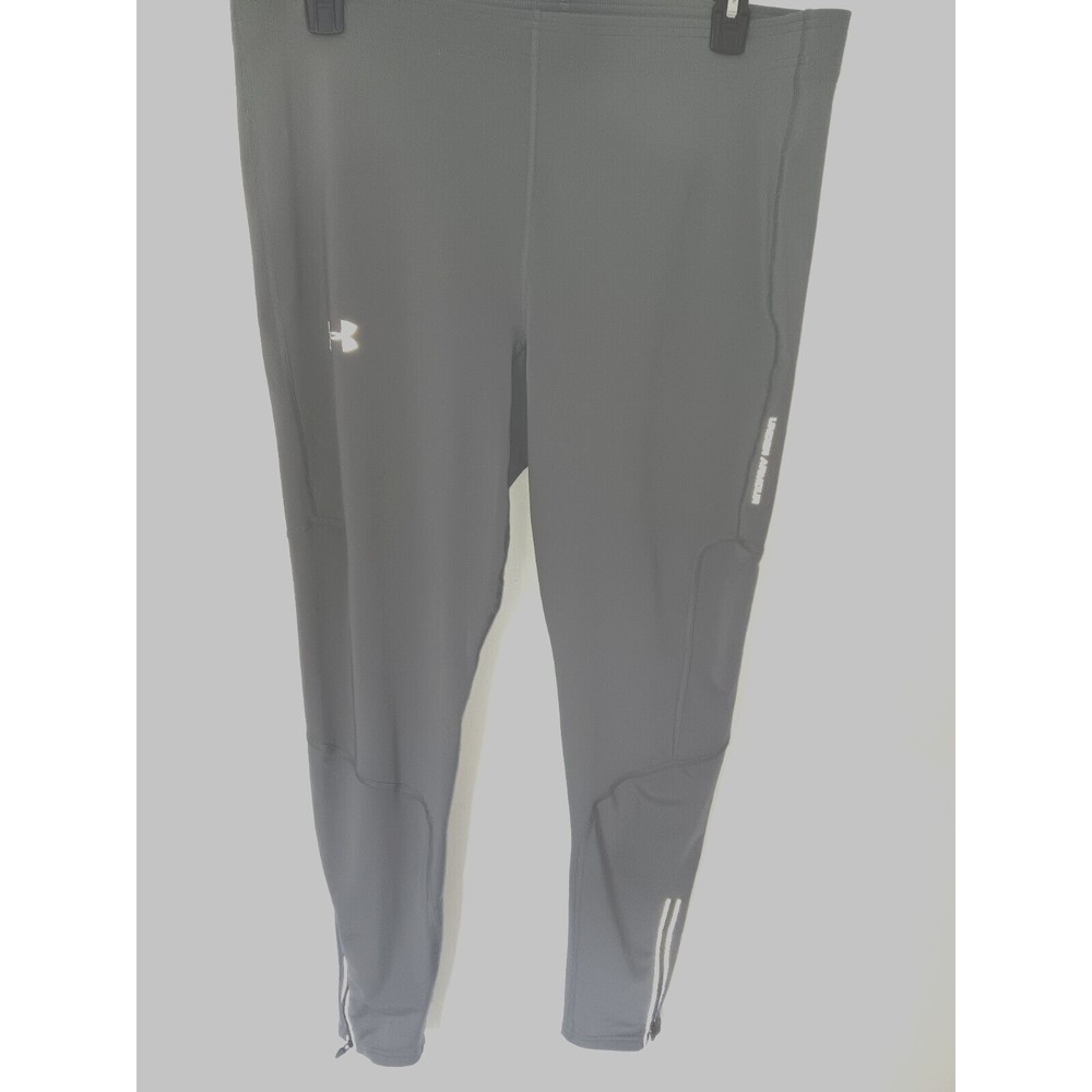 Under Armour Men's Gray Heat Gear Compression Pants - Size 2XL